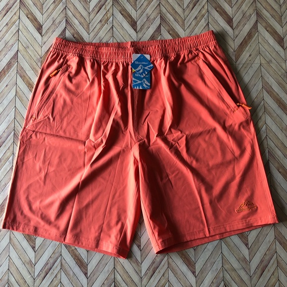 Magcomsen Mens Outdoorsport Performance Shorts Size 40. Orange NWT - Picture 2 of 8